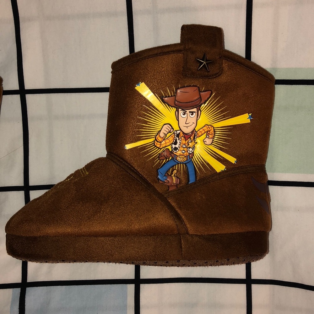Disney Toy Story Boot Slippers Toddler XL(11-12)